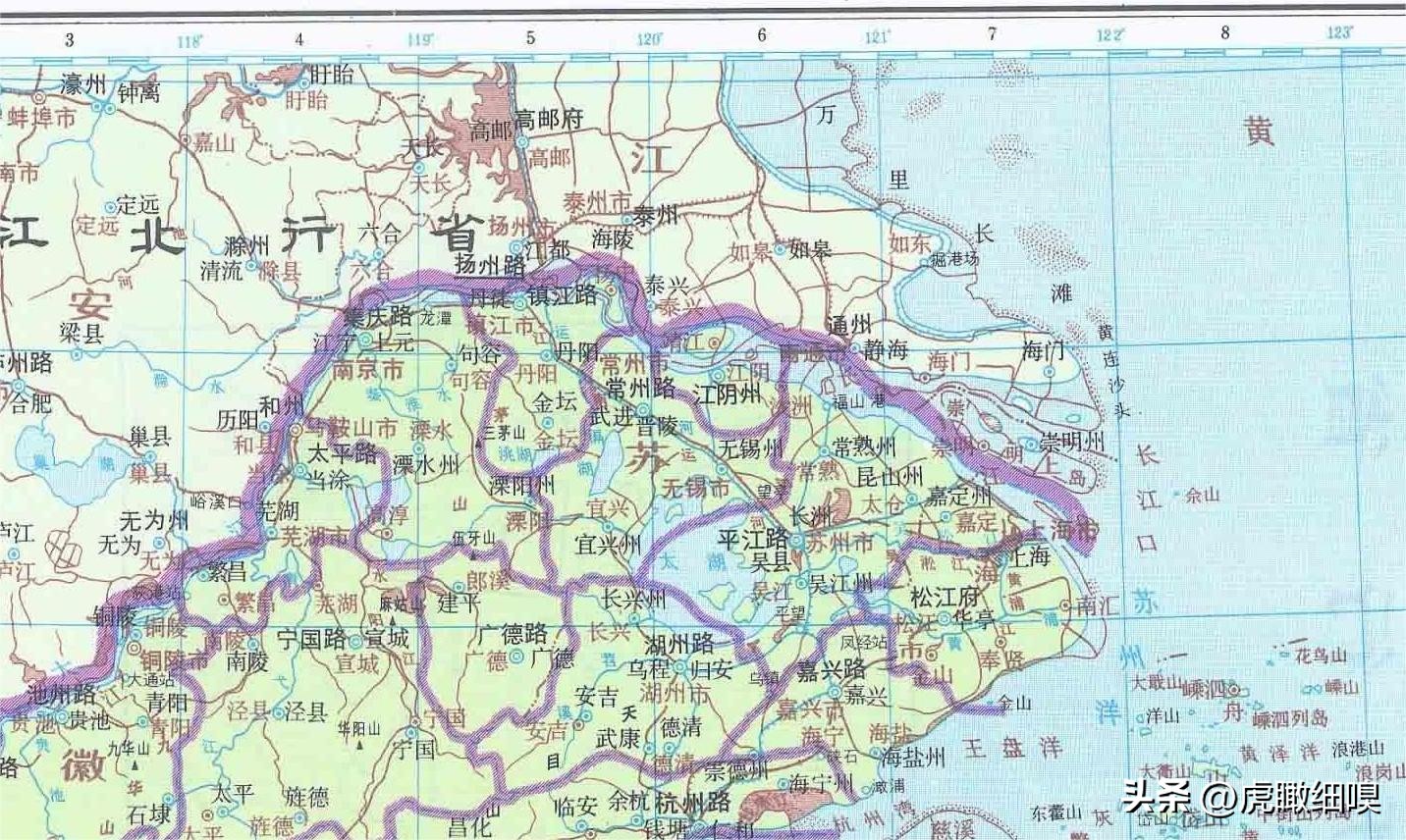 江苏省区划变革地图,江苏省行政区划图设想方案