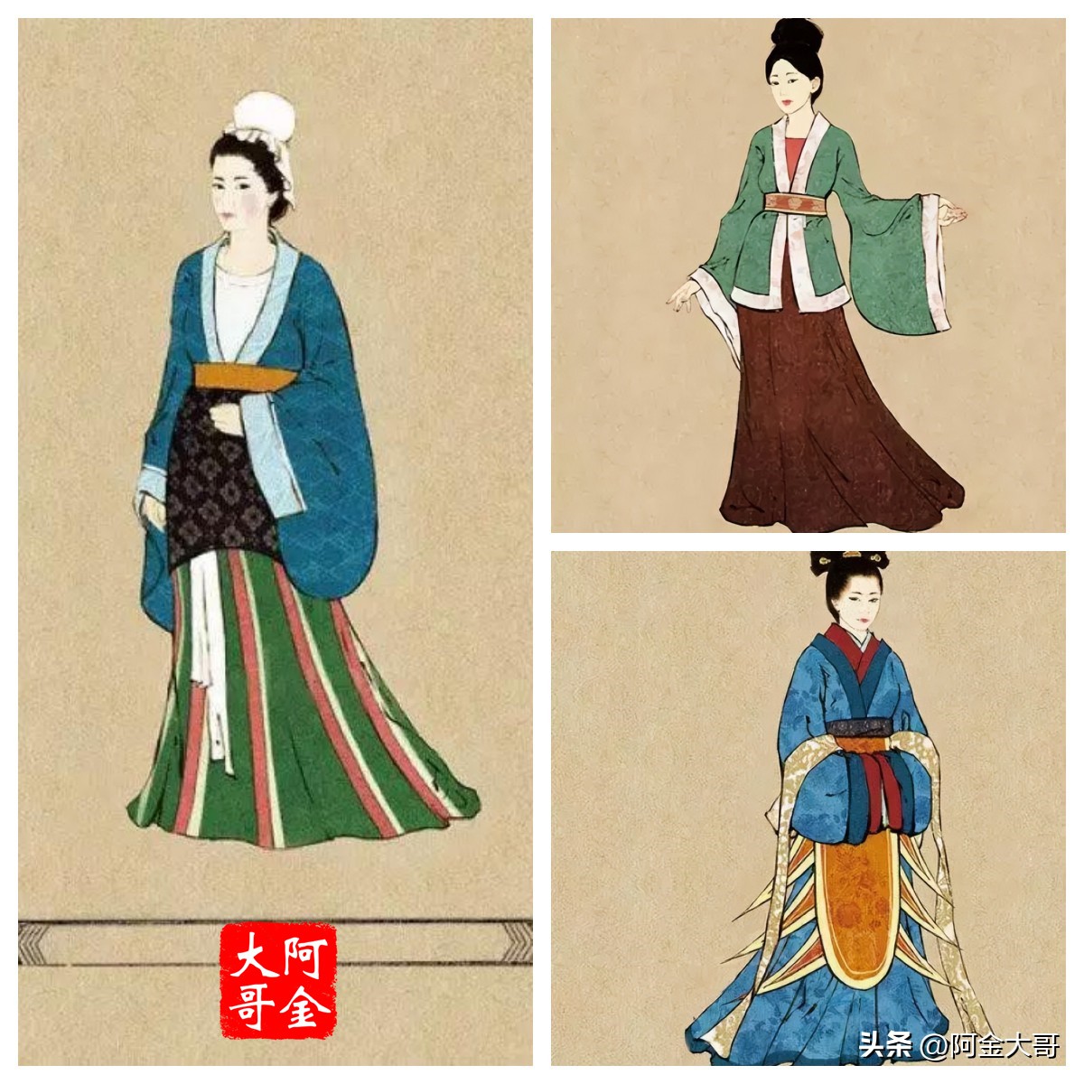 从夏朝至民国时期女性服饰变化,从秦汉到民国中国女性服饰的变迁