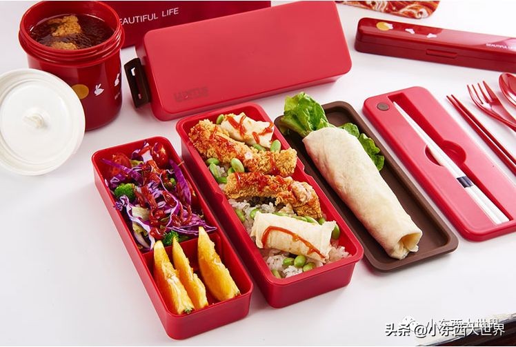 好看又有趣的便当盒,高端六格便当盒