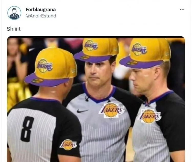 湖人掘金一场极其双标黑暗的比赛,掘金第三次逆转湖人