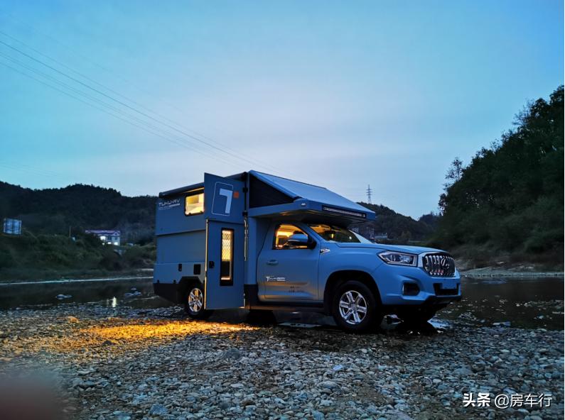 道奇公羊皮卡越野房车2022新款,2022款长城全尺寸大皮卡房车视频