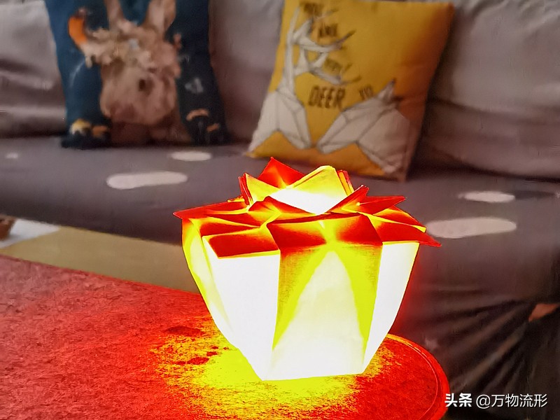 环保创意手工莲花灯,精美纸灯手工制作