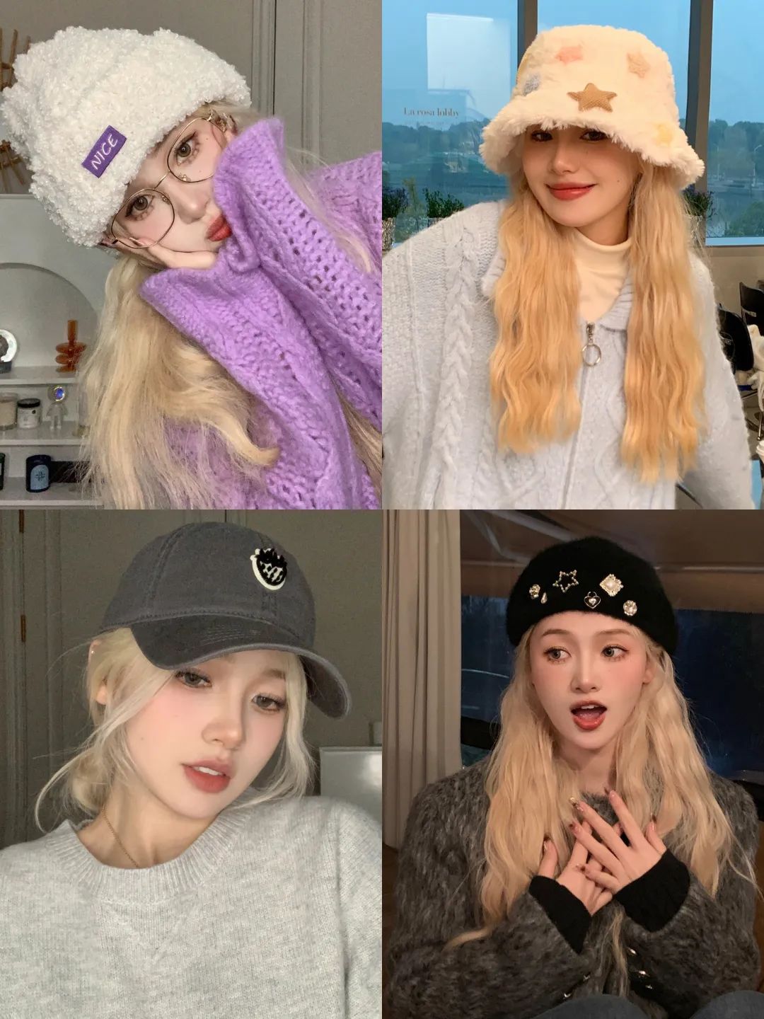 根据脸型选帽子这样才不显脸大,脸小脸型不好看适合什么帽子