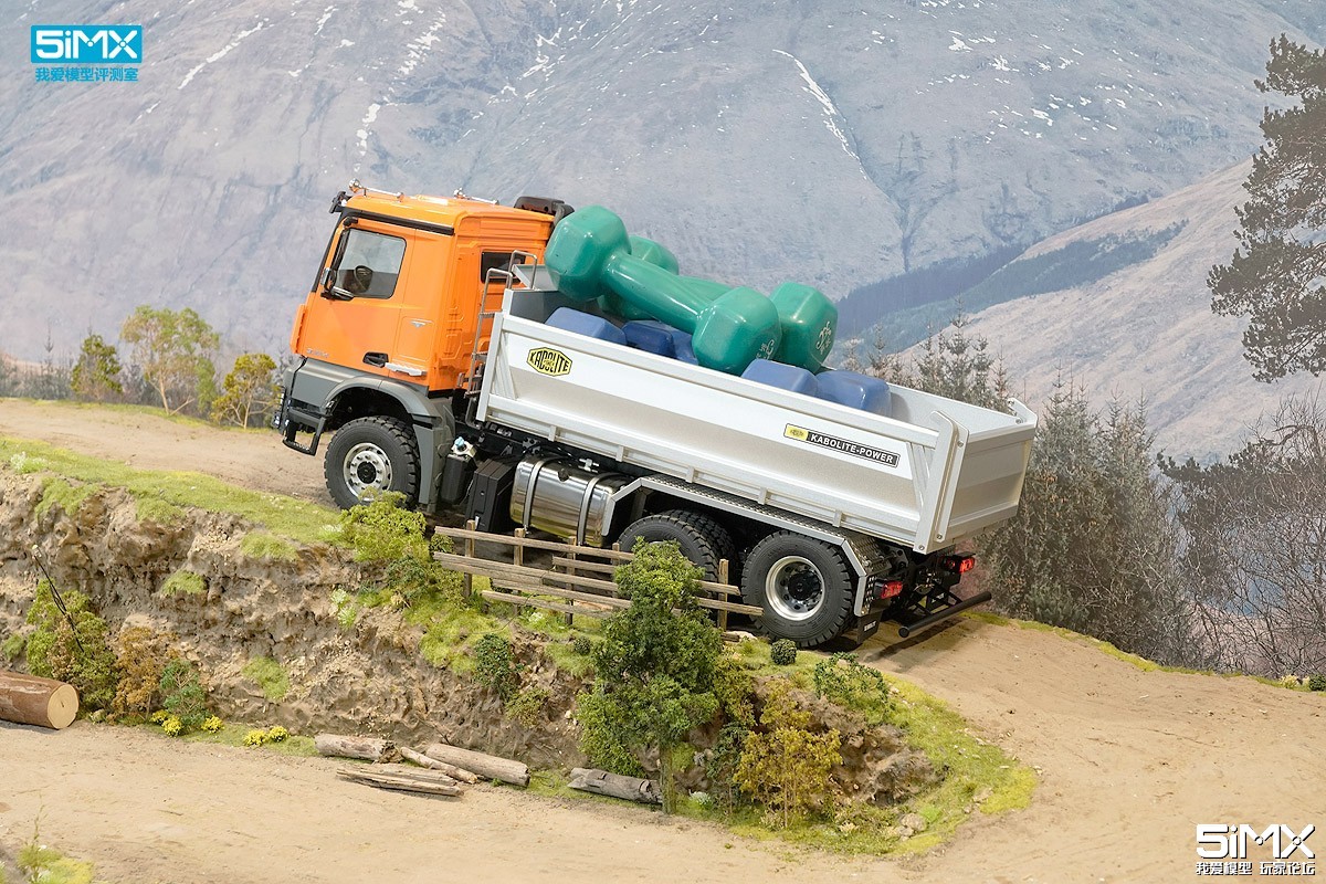 卡勃力特新品K33646x6全轮驱动液压自卸车模型开箱评测