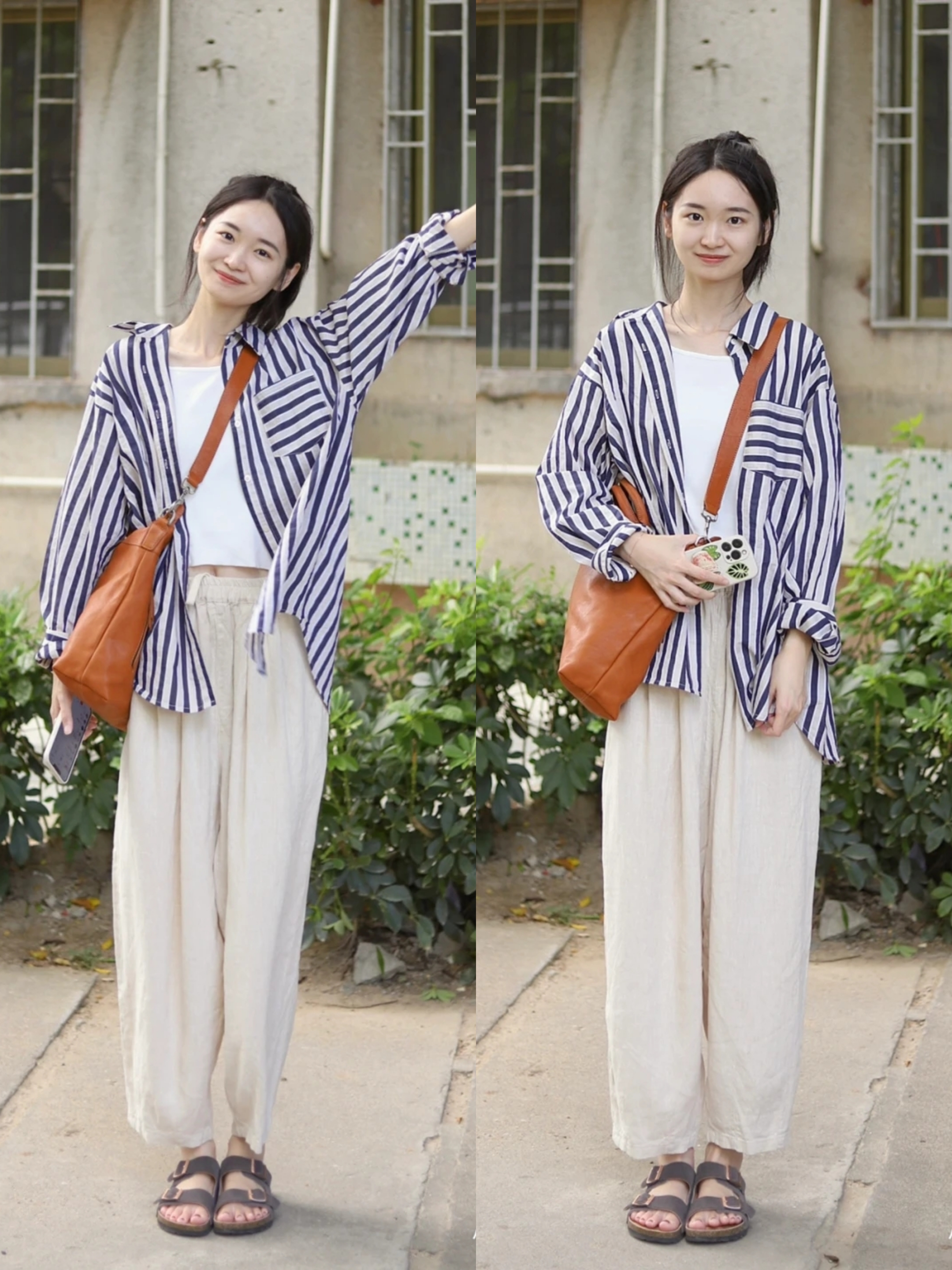 厚衬衣外穿的多种穿法,外穿白衬衫穿法夏季