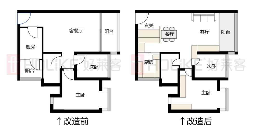 装修房子现代简约2房没有玄关,超小户型玄关装修效果图