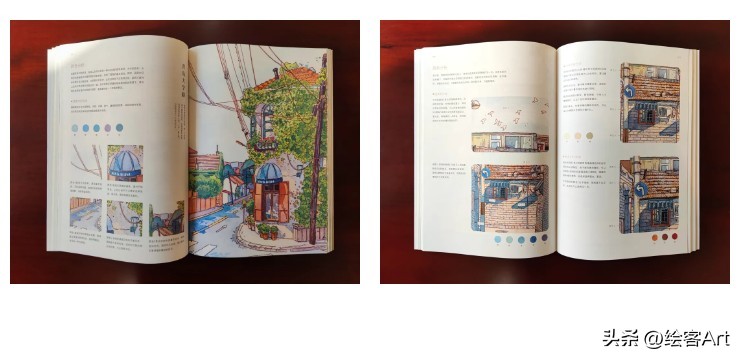 钢笔淡彩如何有色彩练习,钢笔淡彩用什么方法上色