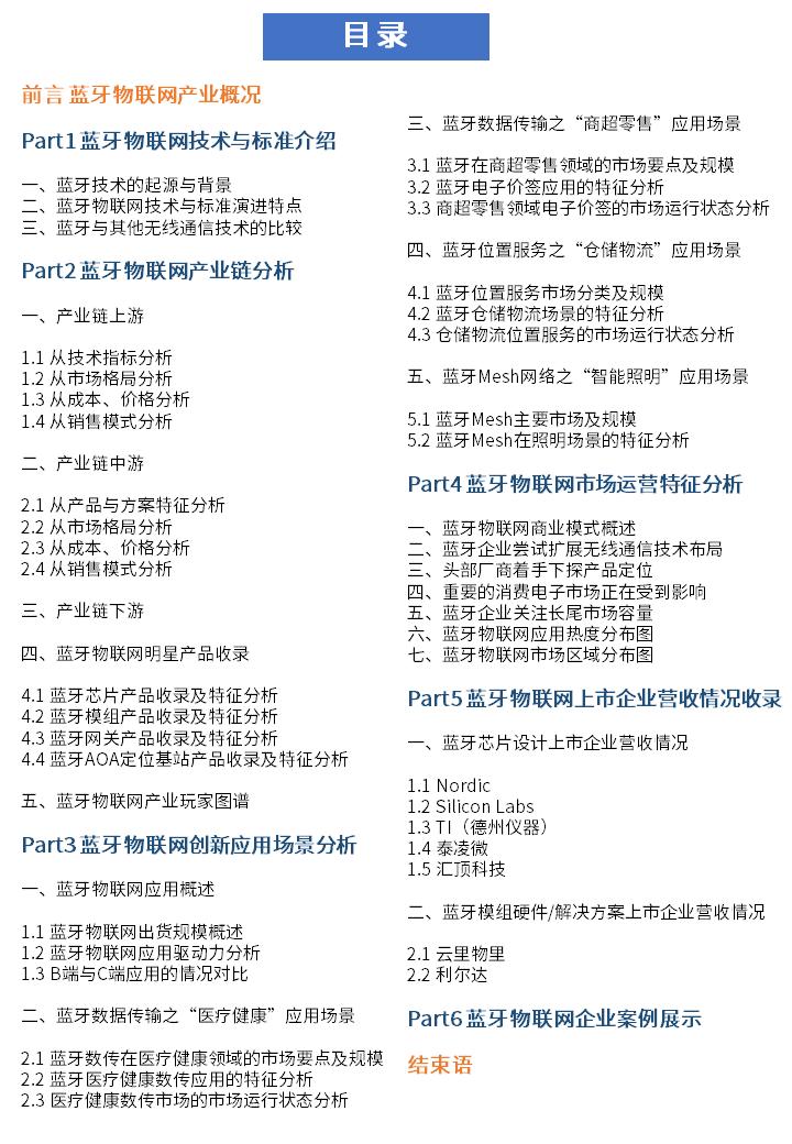 物联网的蓝牙设备,蓝牙物联网技术