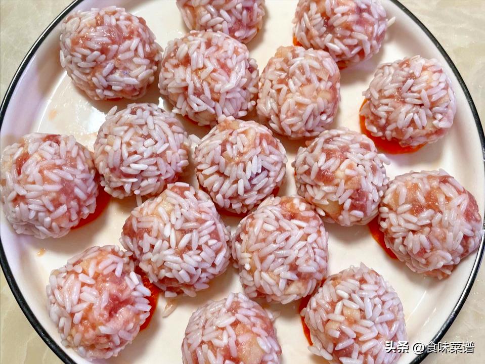 年夜饭必吃的团圆丸子,年夜饭美味蒸肉丸子做法