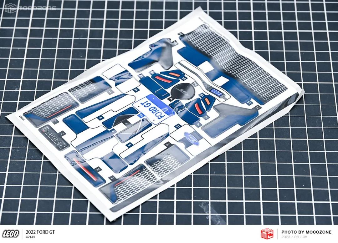 乐高积木福特gt跑车,福特gt2022
