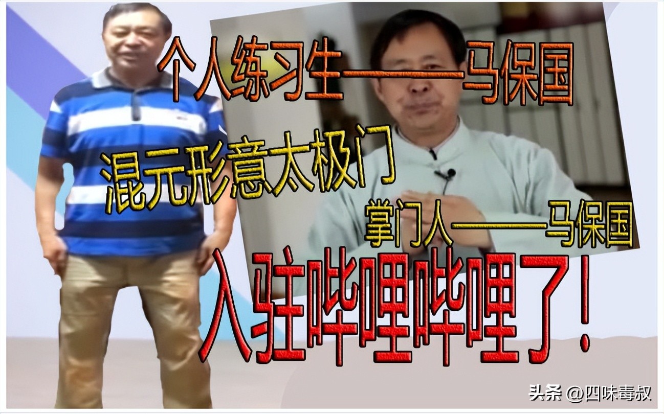马保国后面有团队吗,马保国b站窝里斗