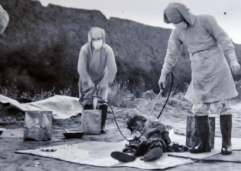 侵华日军在东北留下的生化弹,1999年日本侵华老兵