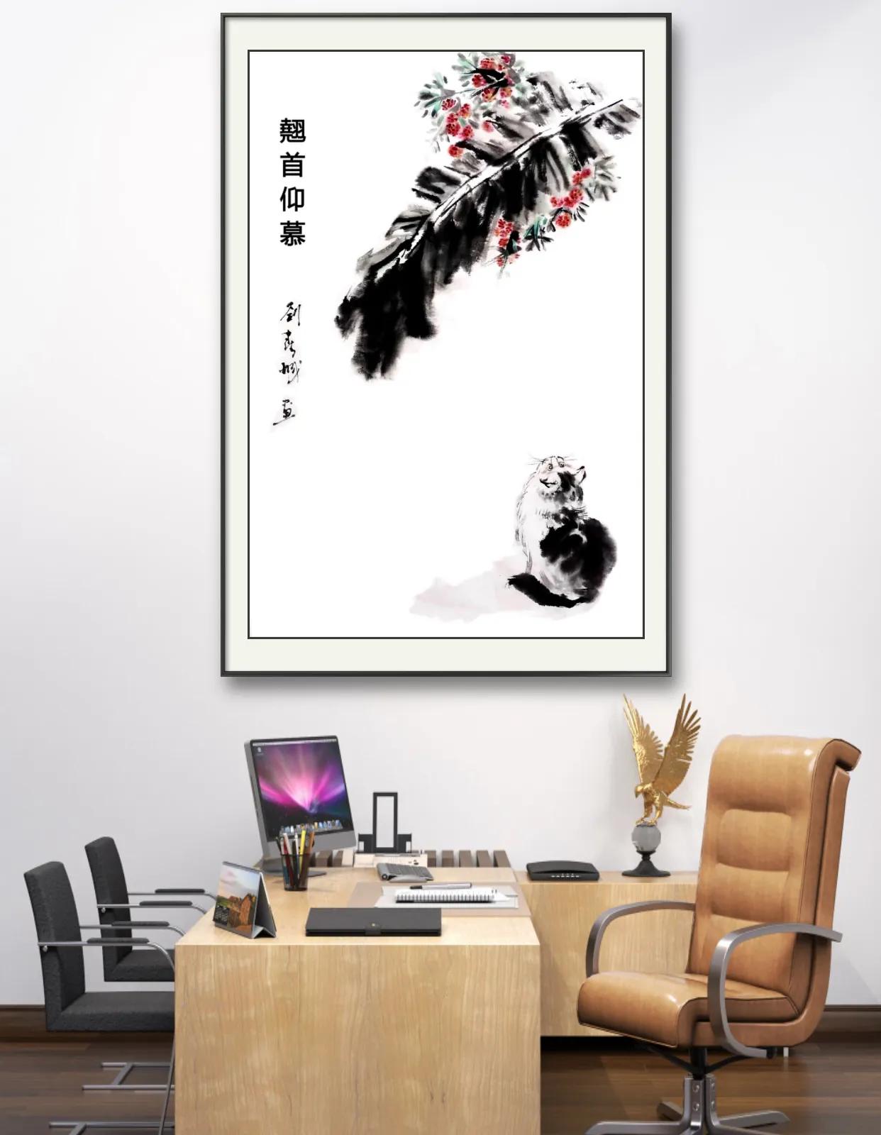 听障画家,刘春城国画作品