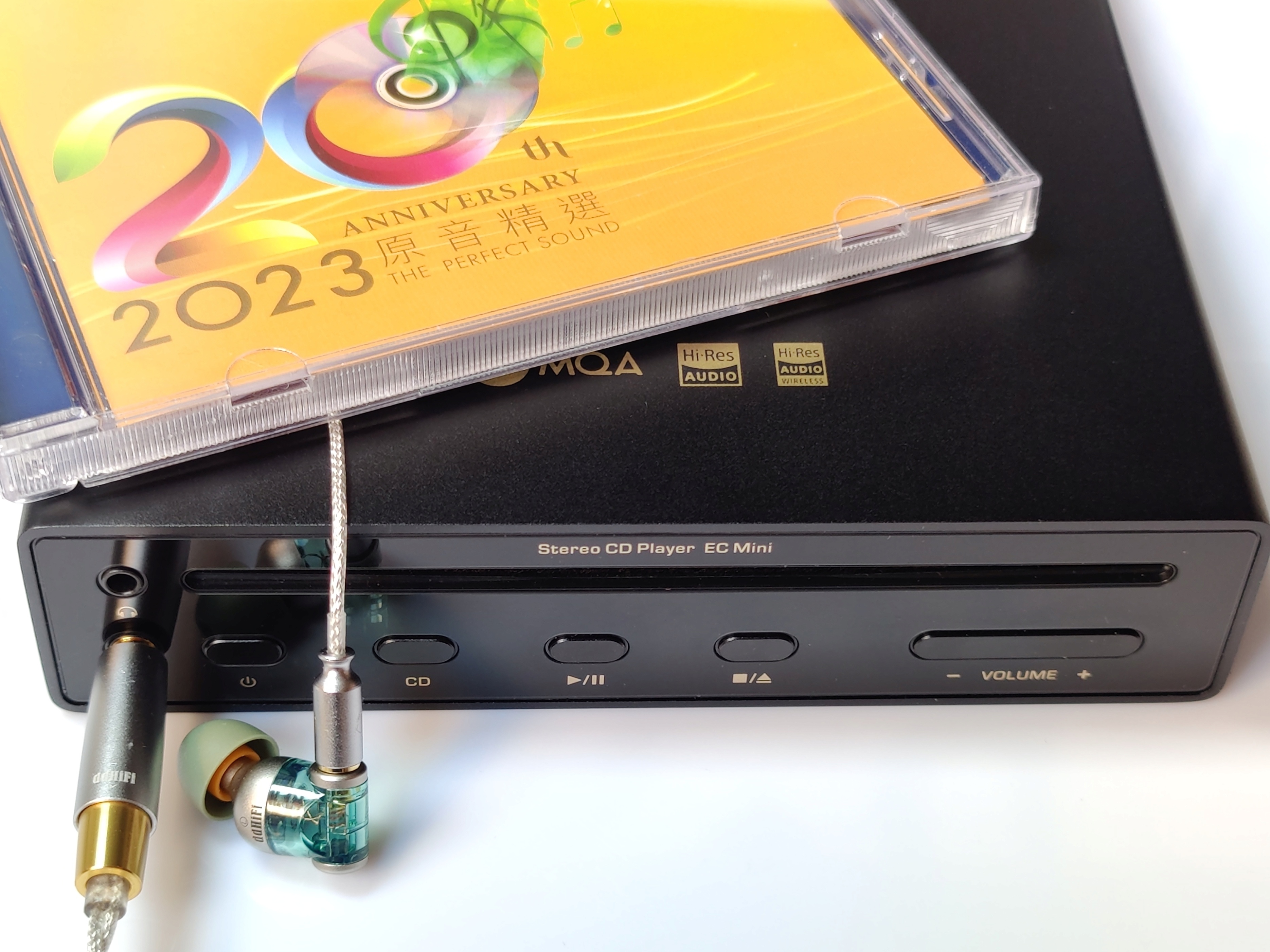 一机走遍天下山灵ECMini便携CD桌面HiFi一体机器材搭配听感分享