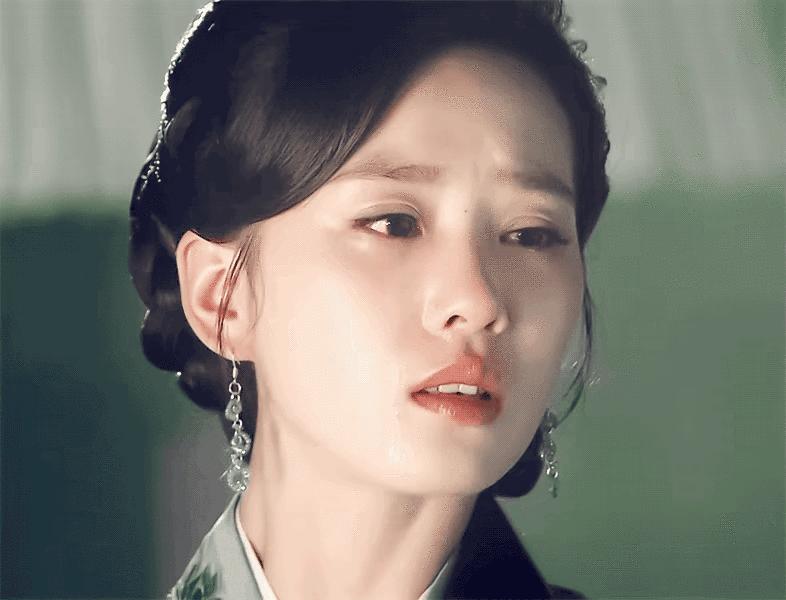 赵丽颖和白鹿同款发型,白鹿赵丽颖长月粉衣换脸造型对比