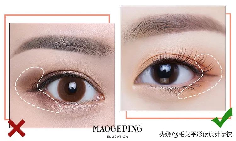 3ceovertake内双肿眼泡眼妆教程,单眼皮肿眼泡内双下垂眼妆画法