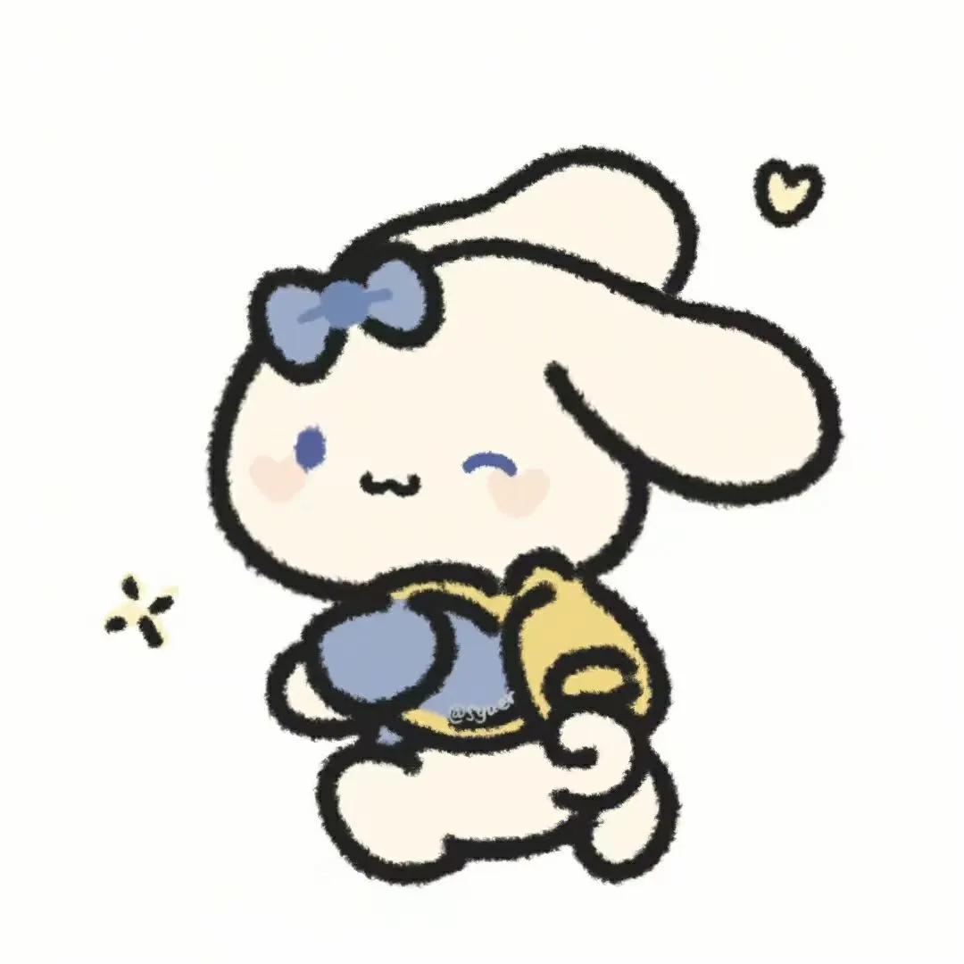 白底卡通头像女生可爱动漫,白底卡通头像手绘