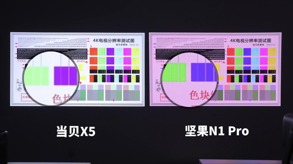 坚果n1pro和vidda投影仪评测,坚果投影仪n1和n1pro画面对比