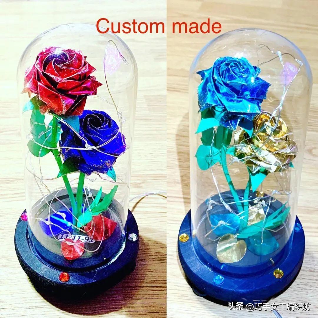 一张纸可以折一朵花,一张纸就可以叠的玫瑰花