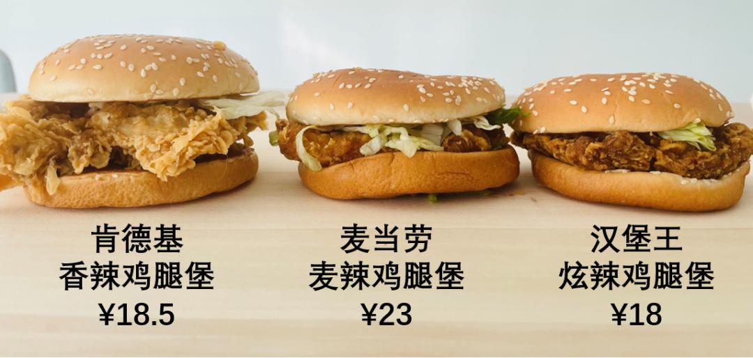 kfc麦当劳汉堡王对比,麦当劳汉堡测评与kfc