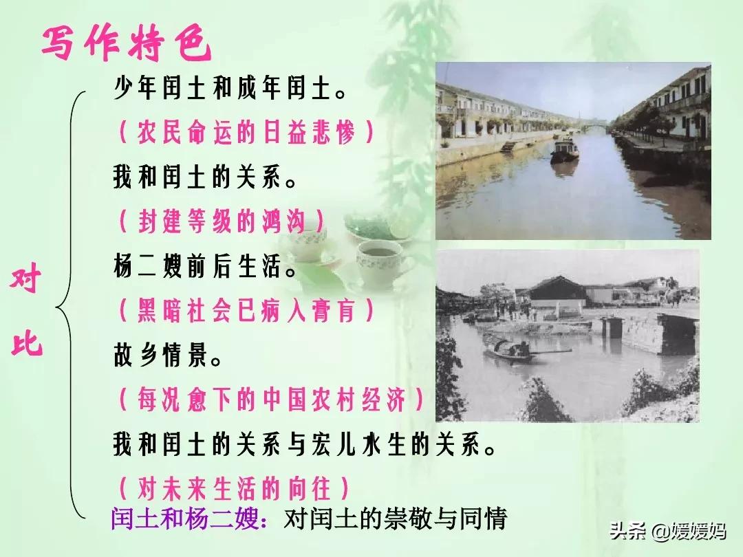 九年级上册语文第15课故乡预习,语文书人教版九上故乡ppt