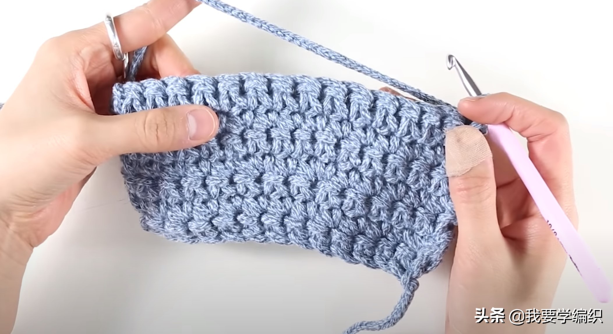 新手入门学钩小包,新手学钩包包视频教程