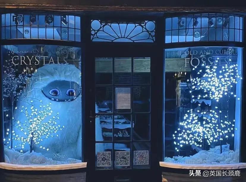 伦敦圣诞橱窗,2021年英国圣诞