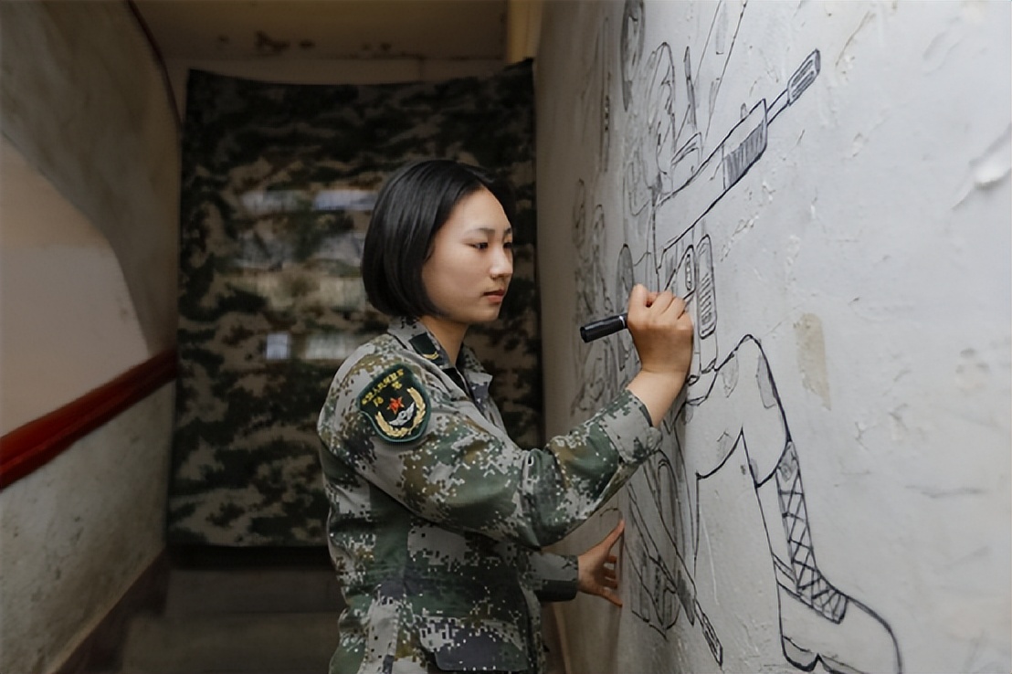 有内涵、有才华!兵哥兵姐邀你打卡“驻训墙画”