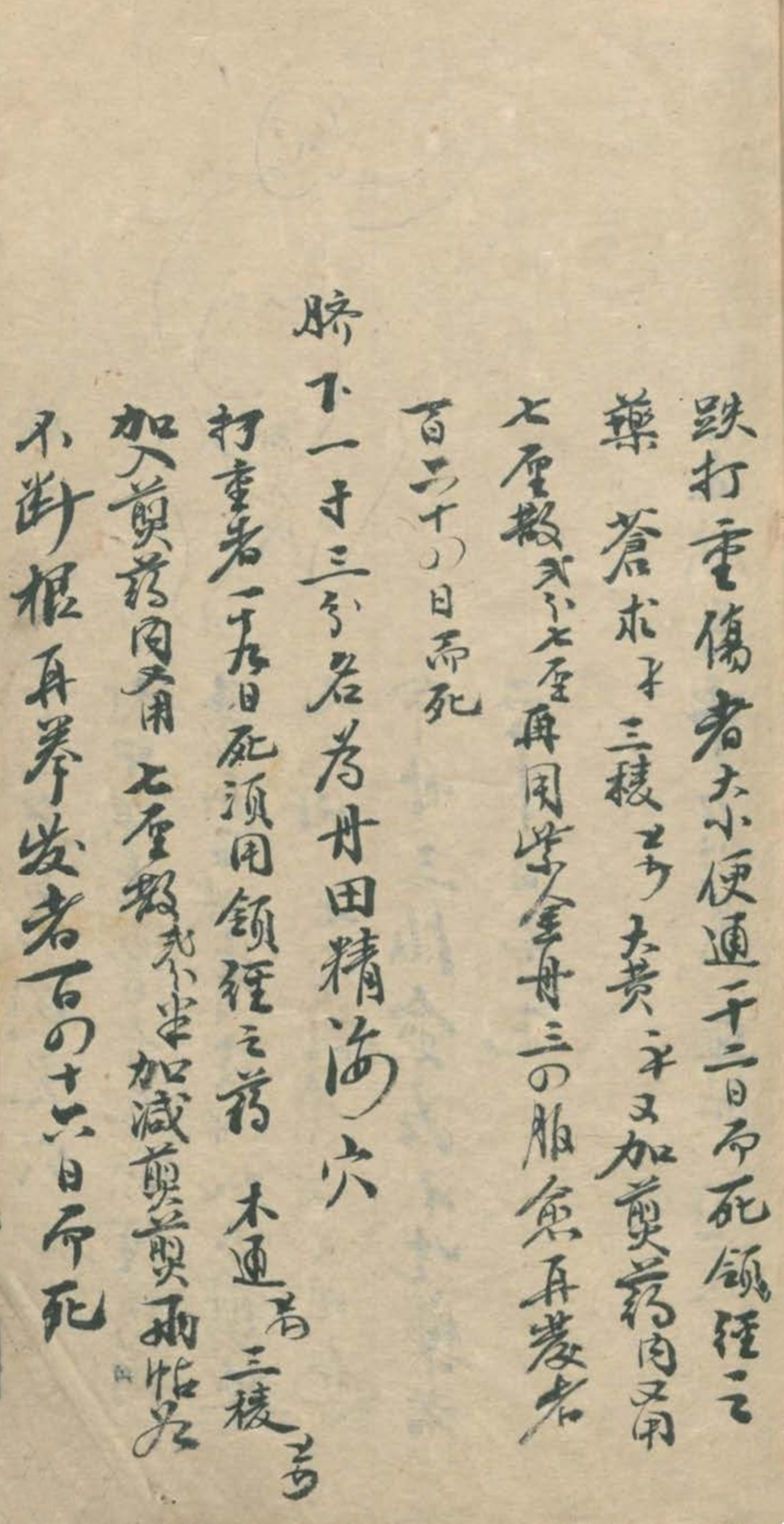 武当秘传跌打八法,民间中医古籍手抄本专医跌打秘方