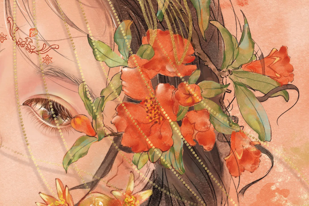 10首诗词中明艳如火的石榴花：待浮花浪蕊都尽，伴君幽独