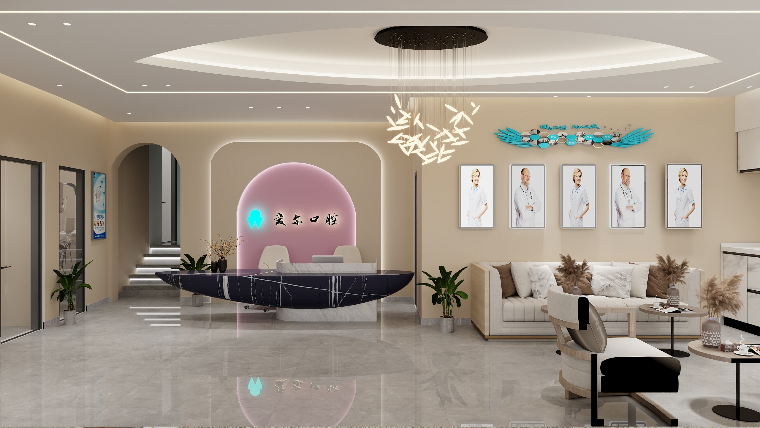 苏州牙科医院设计案例,正规口腔医院设计案例