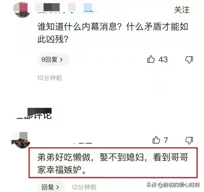 杀两兄弟全家为母报仇,亲弟杀哥哥一家