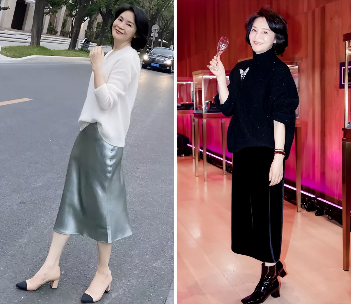 为什么说50+女人穿衣“面料决定价值”？这2种服装很显廉价