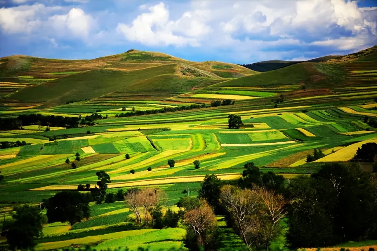 张北草原天路风景,张北草原天路路线