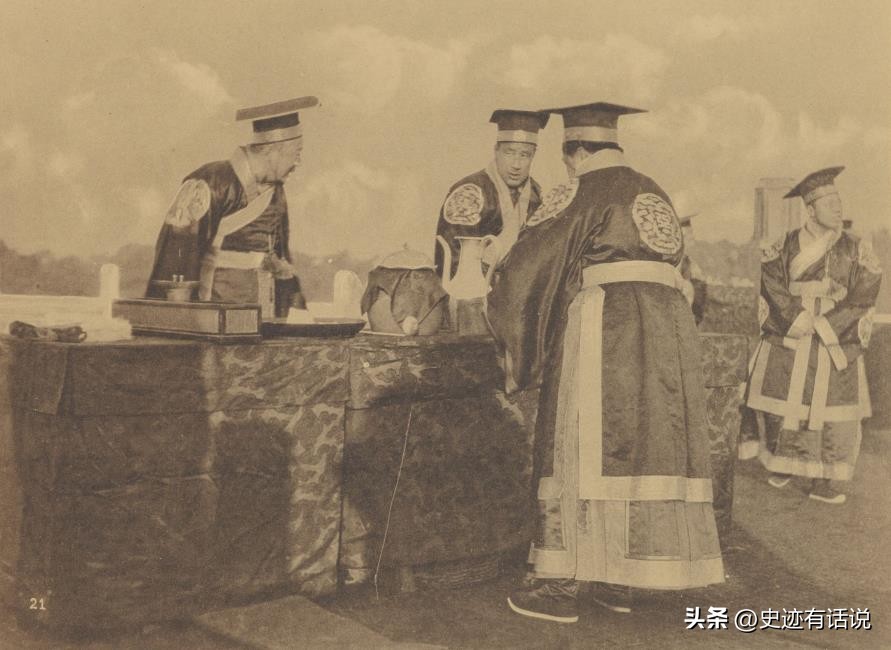袁世凯天坛祭天全集,老照片1913年袁世凯天坛祭天