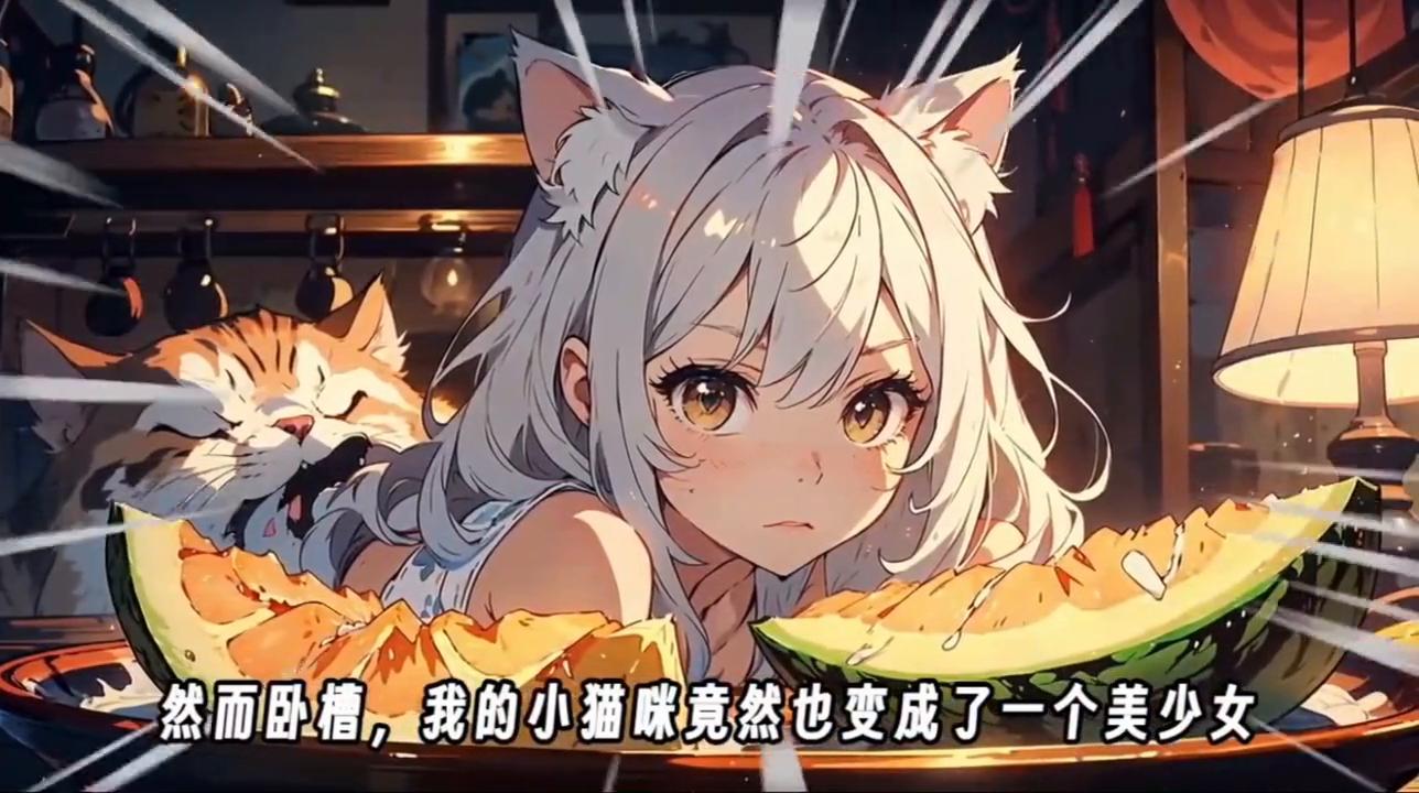 惨了！一不小心把小猫咪撸成了一个大美女。#治愈系