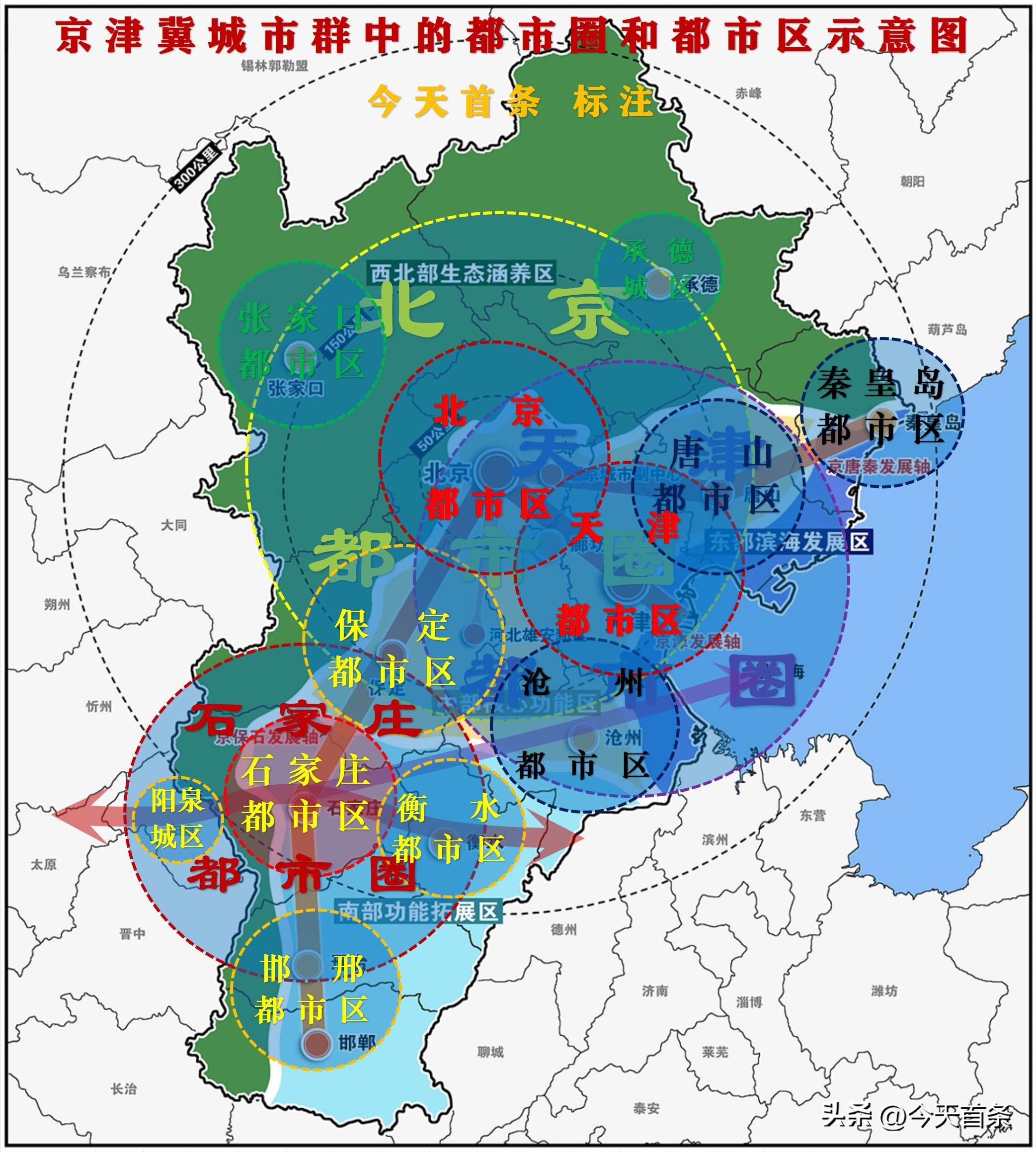 我国城市群的分布现状,城市群分级