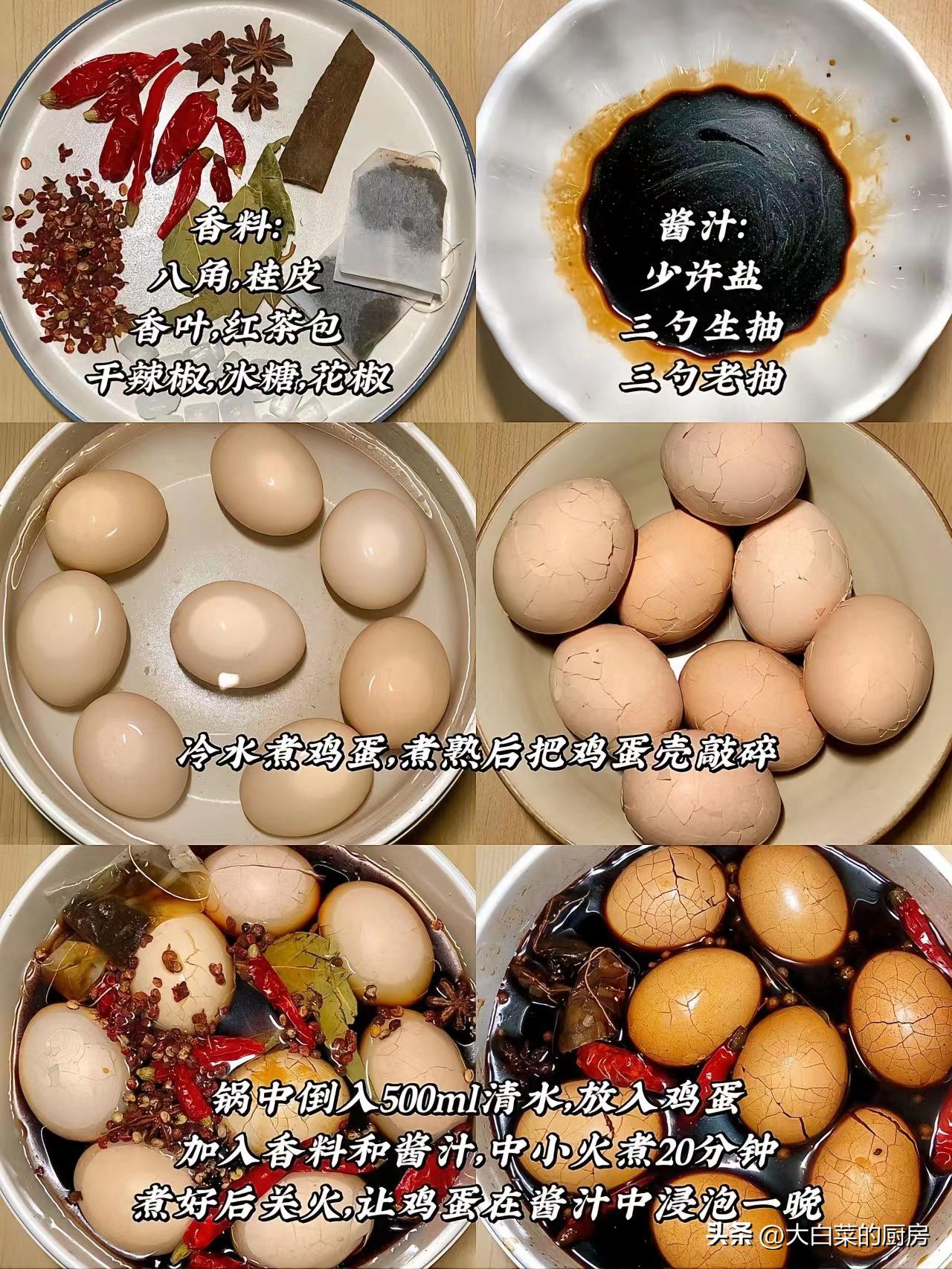 在公司里做茶叶蛋怎么做,自己下班回来做茶叶蛋吃