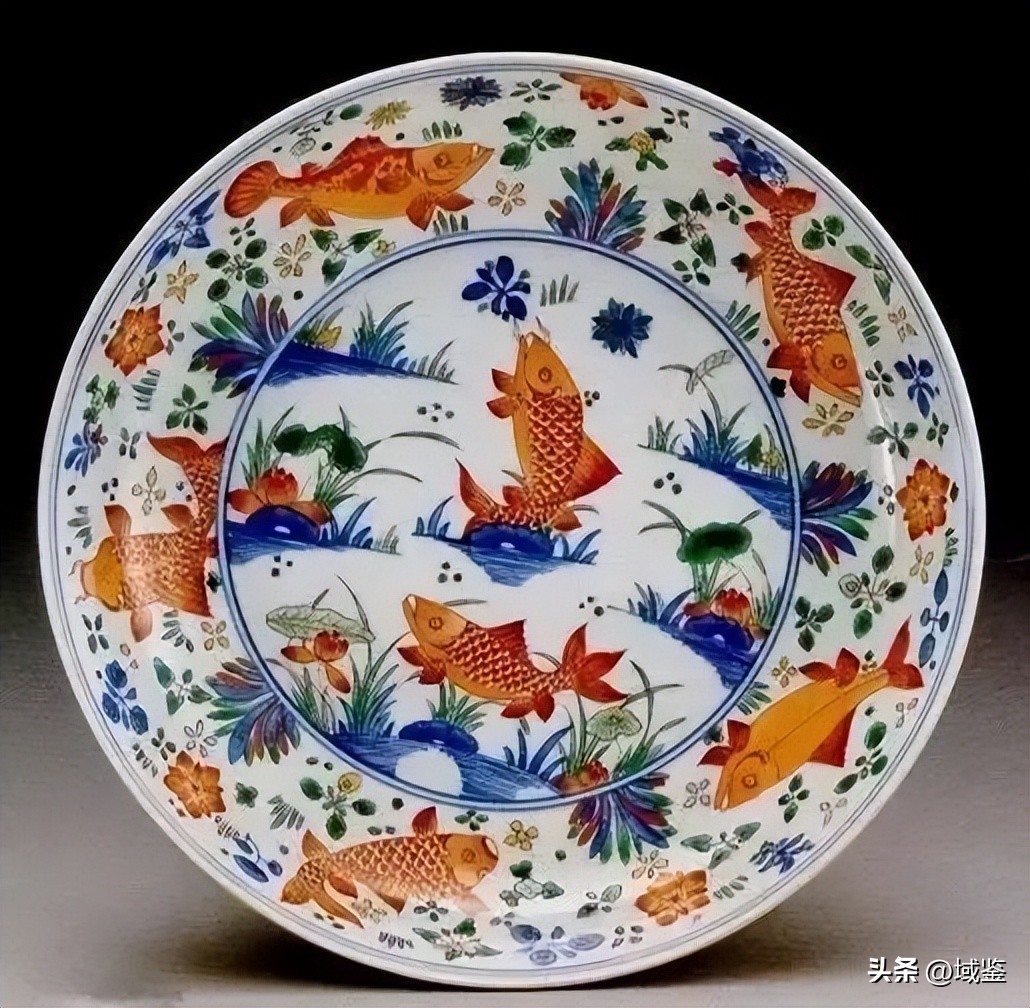 釉上五彩,釉上五彩富贵花