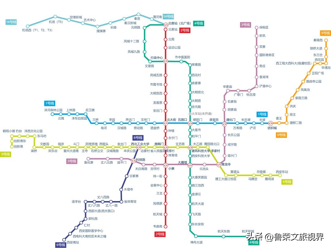 西安坐地铁旅游全攻略,西安半日游地铁
