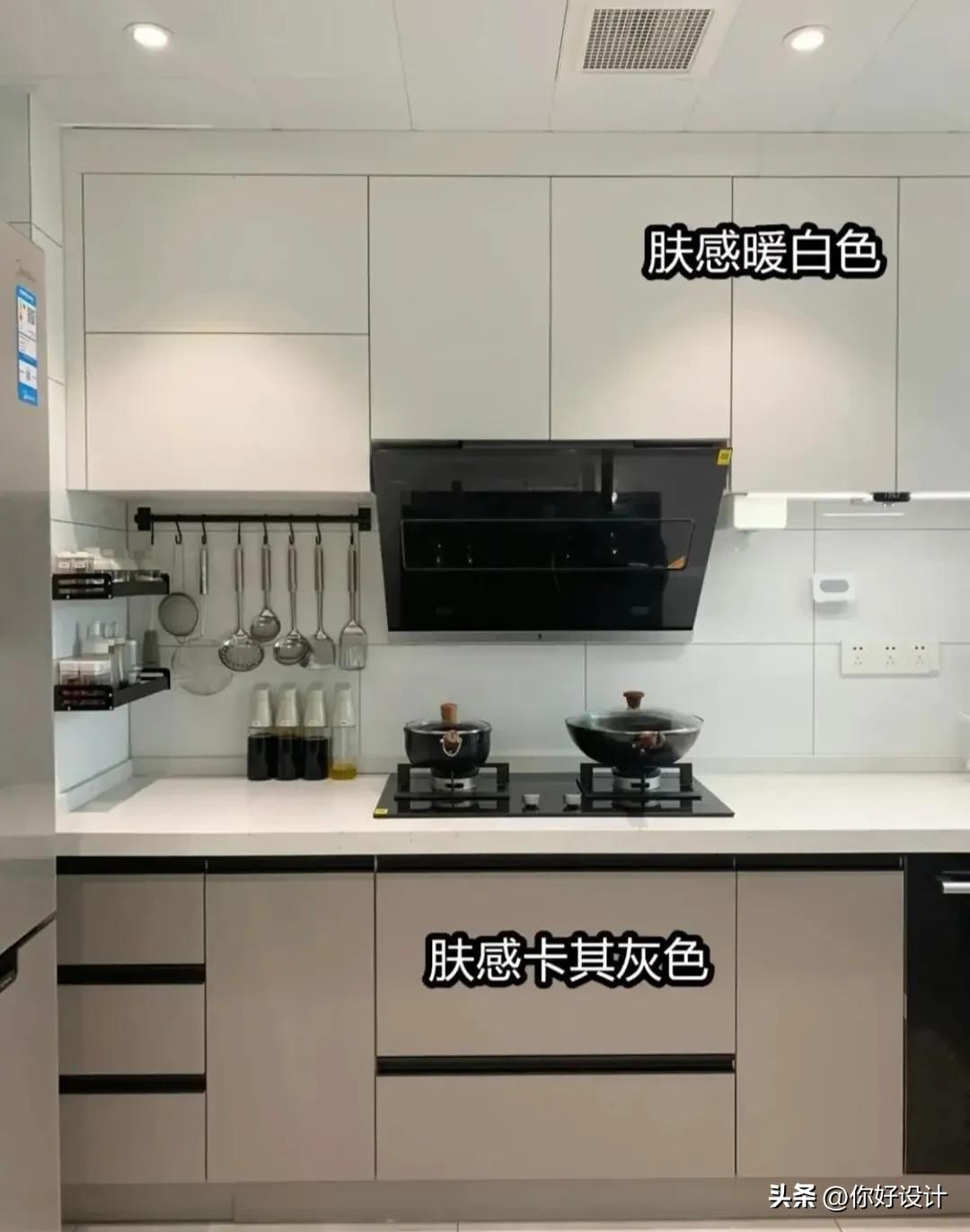 橱柜颜色搭配效果图,橱柜与瓷砖颜色搭配