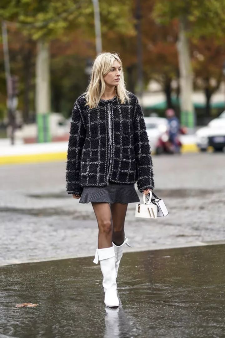 连裤袜不土气,秋冬连裤袜的搭配雷区