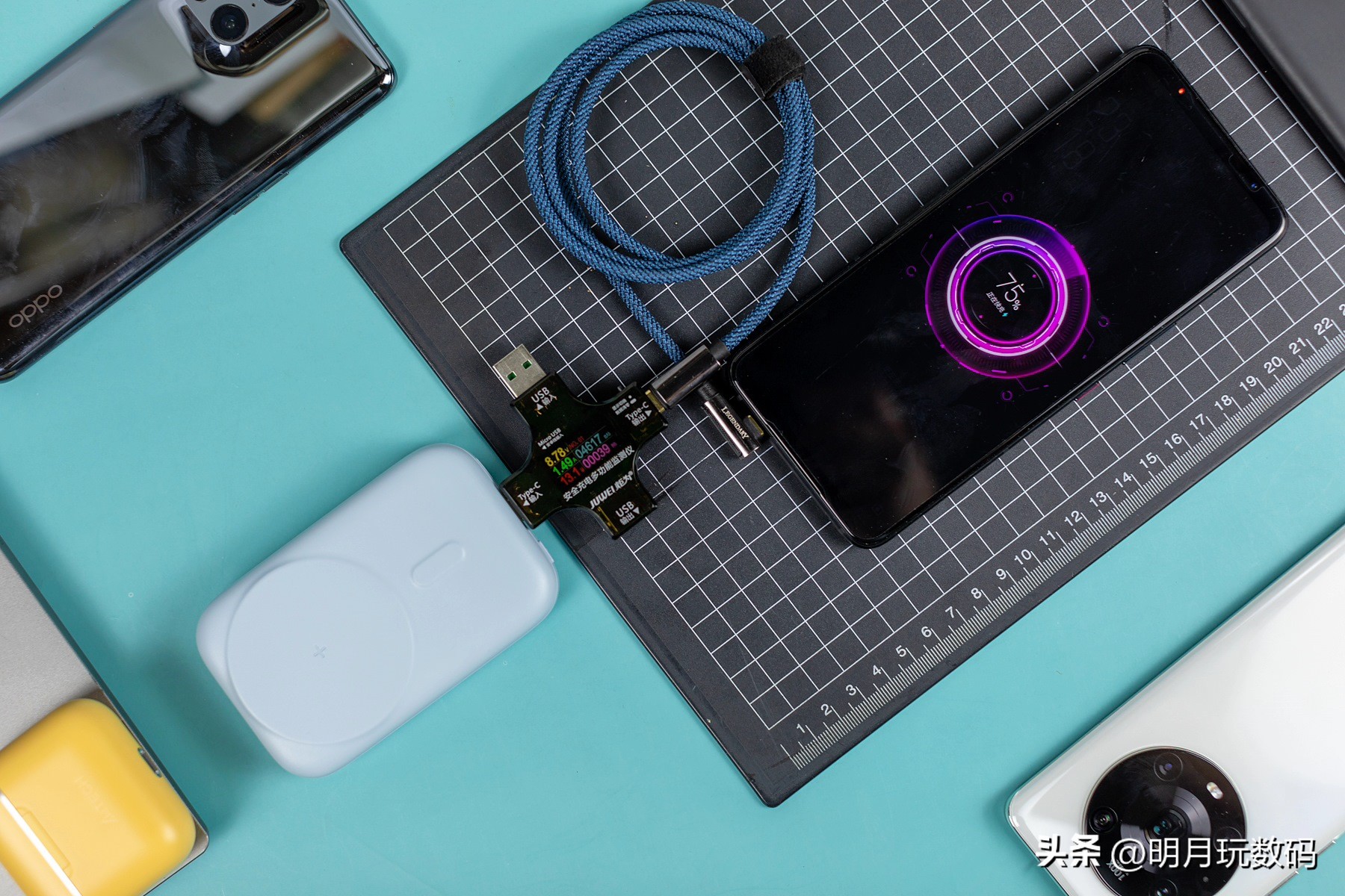 solove素乐充电宝10000毫安测评,素乐无线磁吸式充电宝