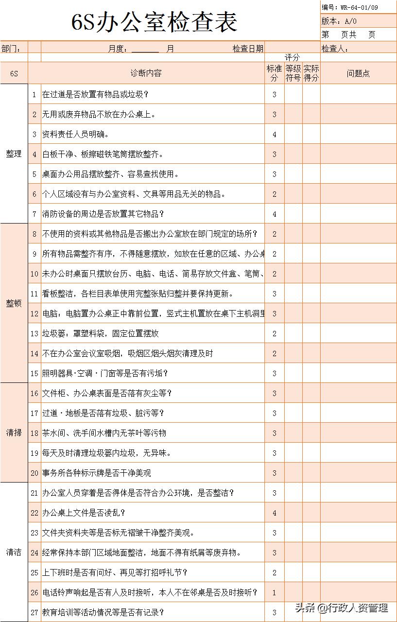 办公室5s管理与改善方法,办公室5s制度推荐
