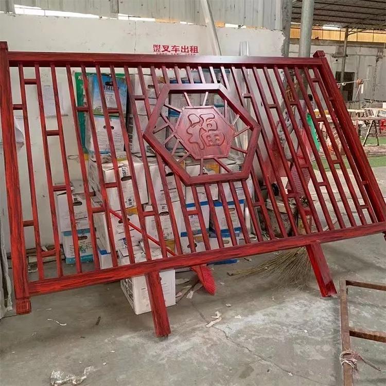 铝格栅庭院,铝合金格栅屏风庭院