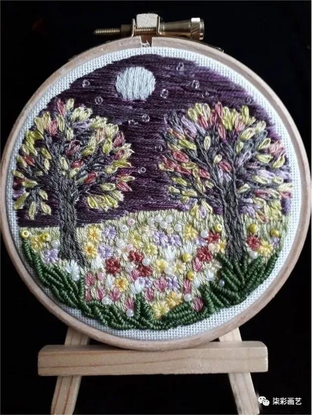 以针代笔,以针作画视频教程