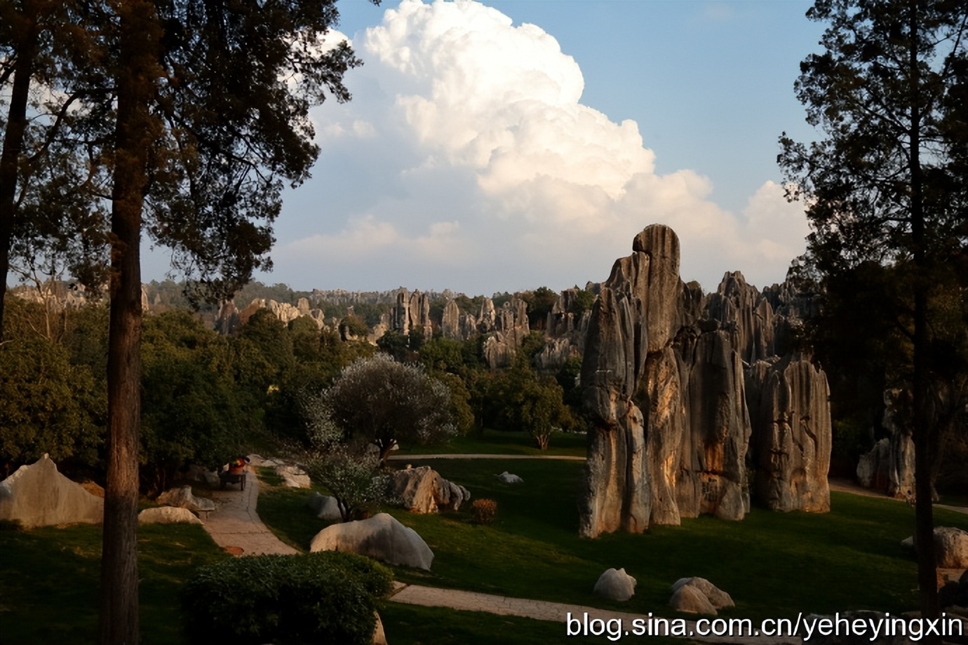 世界地质公园云南石林风景区,昆明石林国家地质公园