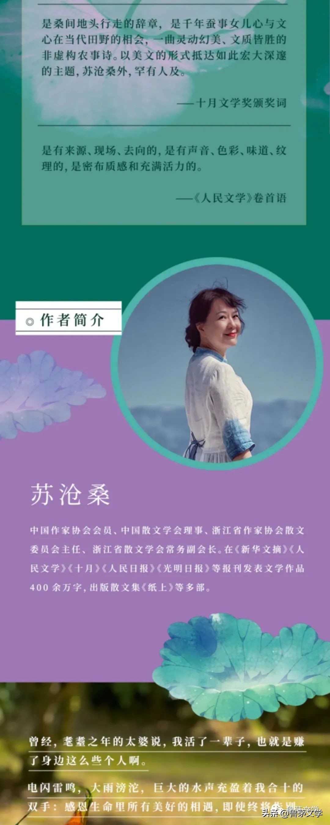 散文作家苏沧桑,冬酿散文