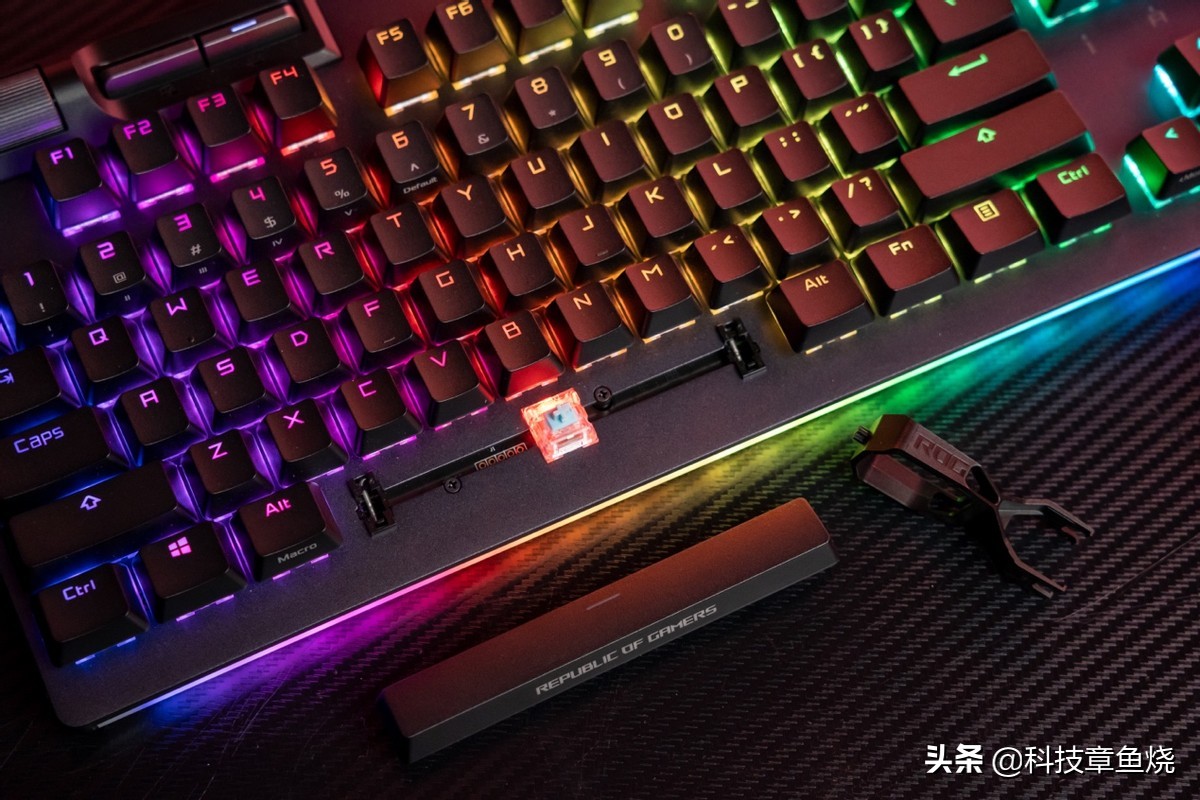 rog键盘耀光2键盘图,rog键盘耀光2幻测评