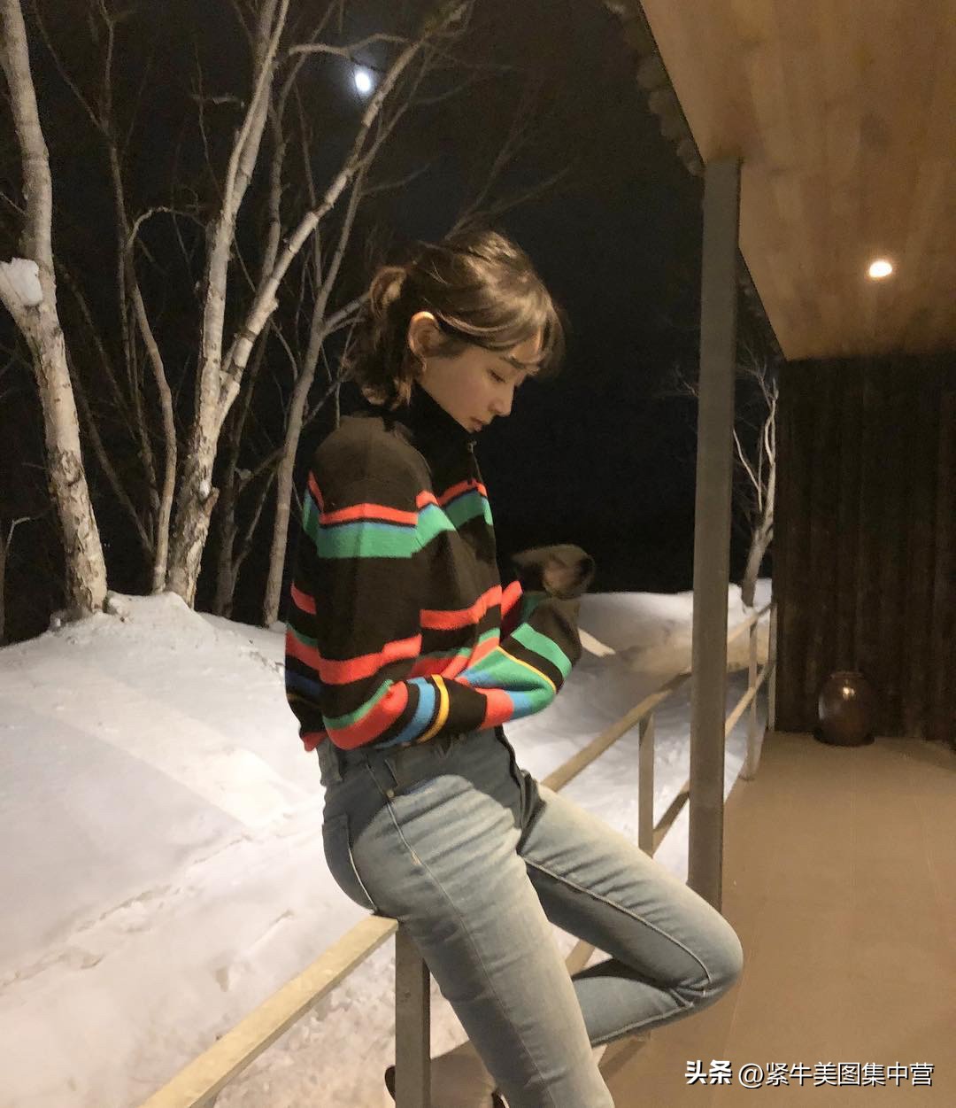 姜敏京牛仔裤穿搭,姜敏京牛仔裤写真